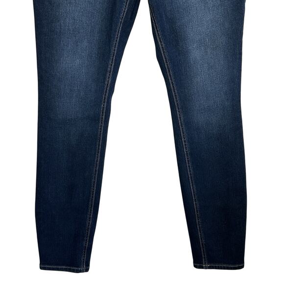 Apple Bottoms Y2k Skinny Jeans Mid Rise Embroidered Curvy Women 8 Stretch Retro - Picture 6 of 14